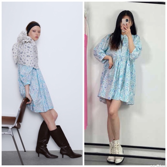 COPY - RINTED POPLIN DRESS - Picture 8 of 14